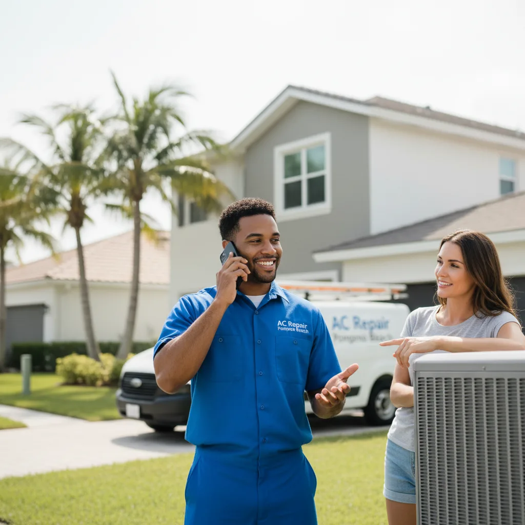 AC Repair Pompano Beach customer support in Davie
